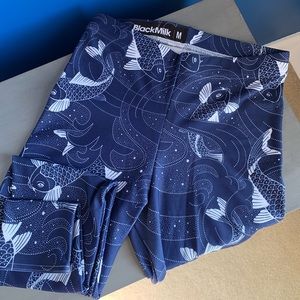 Black Milk Clothing Koi Mono Indigo Toasties, M